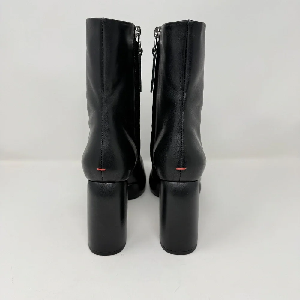 New Aeyde Emmy Boot In Black Leather Sz 38